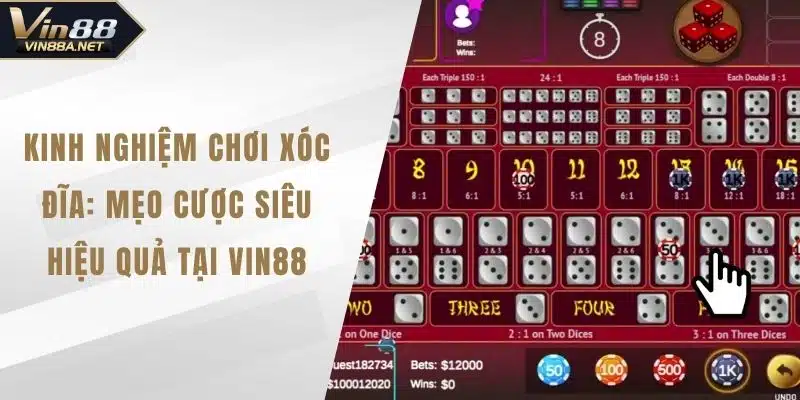 Kinh Nghiệm Chơi Xóc Đĩa: Mẹo Cược Siêu Hiệu Quả Tại VIN88